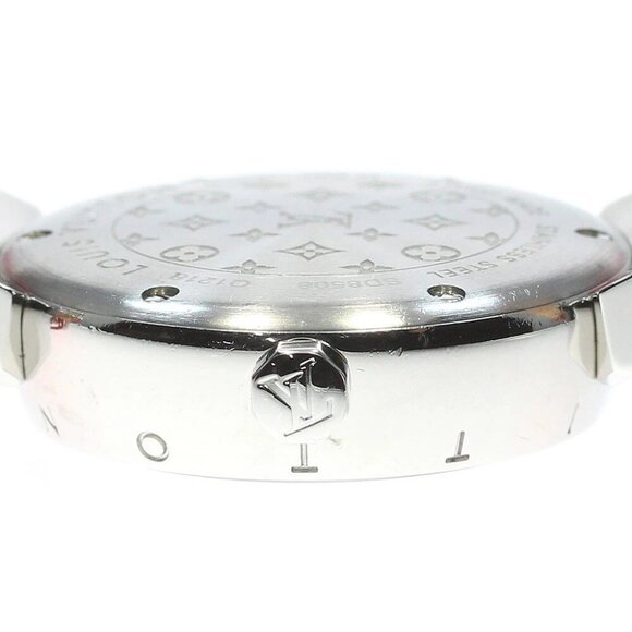 LOUIS VUITTON Tambour Q1218 heart Silver Dial Quartz Ladies Watch - Picture 6 of 6